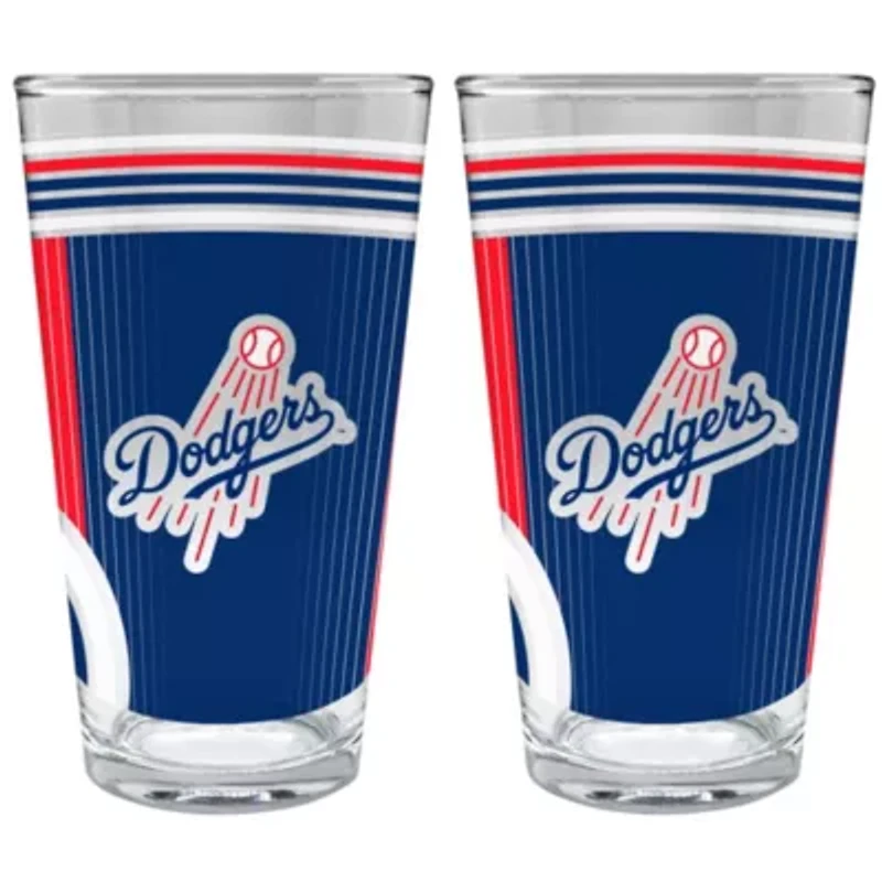 MLB Los Angeles Dodgers 2pc Pint Glass Set
