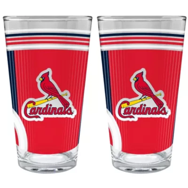 MLB St. Louis Cardinals 2pc Pint Glass Set