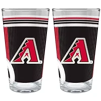 MLB Arizona Diamondbacks 2pc Pint Glass Set