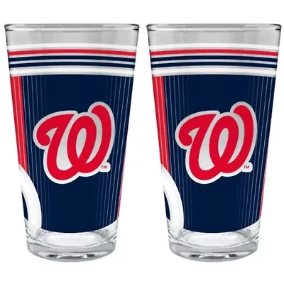 MLB Washington Nationals 2pc Pint Glass Set