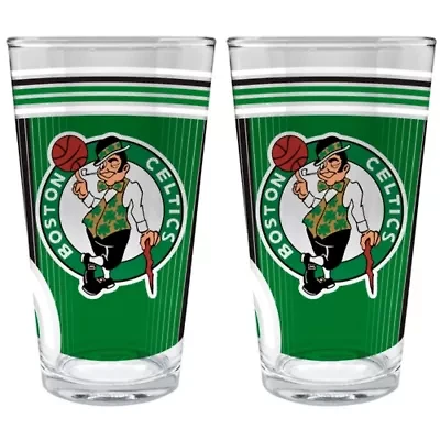 NBA Boston Celtics 2pc Pint Glass Set