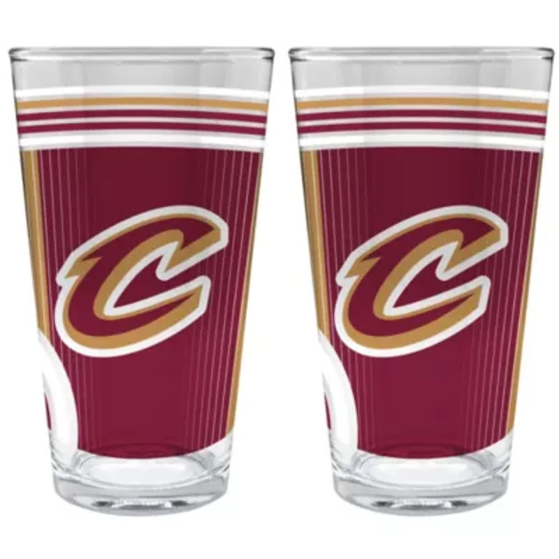 NBA Cleveland Cavaliers 2pc Pint Glass Set