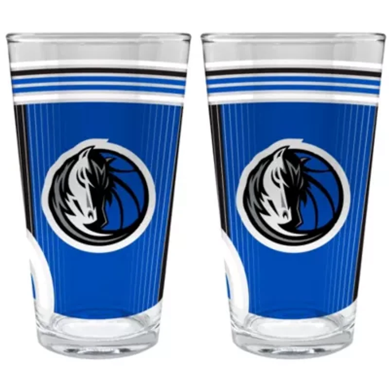 NBA Dallas Mavericks 2pc Pint Glass Set