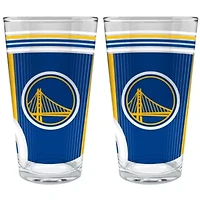 NBA Golden State Warriors 2pc Pint Glass Set