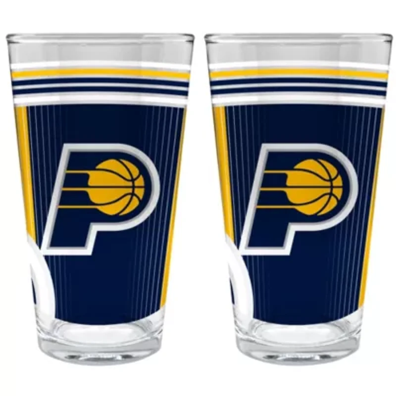 NBA Indiana Pacers 2pc Pint Glass Set