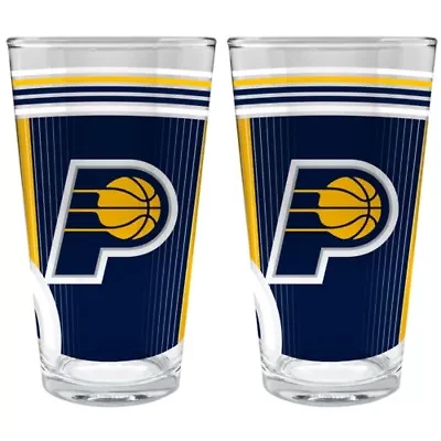 NBA Indiana Pacers 2pc Pint Glass Set