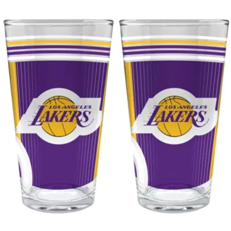 NBA Los Angeles Lakers 2pc Pint Glass Set