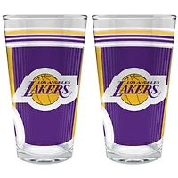 NBA Los Angeles Lakers 2pc Pint Glass Set