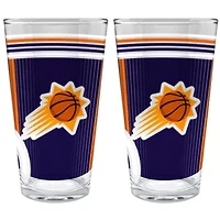 NBA Phoenix Suns 2pc Pint Glass Set