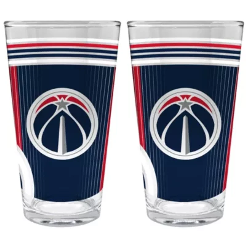 NBA Washington Wizards 2pc Pint Glass Set