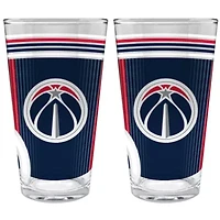NBA Washington Wizards 2pc Pint Glass Set