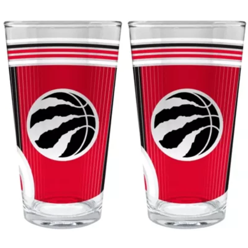 NBA Toronto Raptors 2pc Pint Glass Set