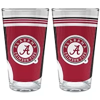 NCAA Alabama Crimson Tide 2pc Pint Glass Set