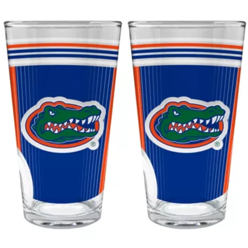NCAA Florida Gators 2pc Pint Glass Set