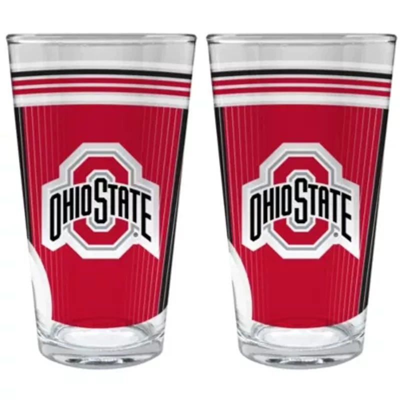 NCAA Ohio State Buckeyes 2pc Pint Glass Set