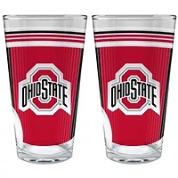 NCAA Ohio State Buckeyes 2pc Pint Glass Set
