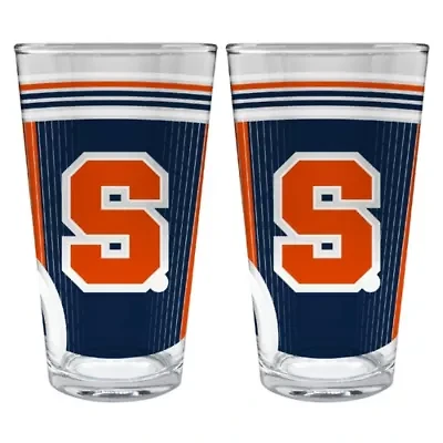 NCAA Syracuse Orange 2pc Pint Glass Set