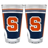 NCAA Syracuse Orange 2pc Pint Glass Set