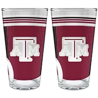 NCAA Texas A&M Aggies 2pc Pint Glass Set