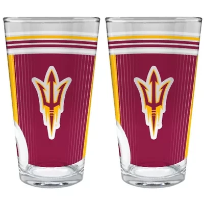 NCAA Arizona State Sun Devils 2pc Pint Glass Set
