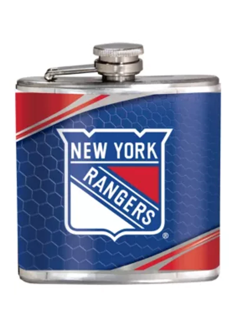 NHL New York Rangers 6 Ounce Stainless Steel Flask