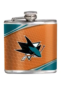 NHL San Jose Sharks 6 Ounce Stainless Steel Flask