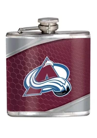 NHL Colorado Avalanche 6 Ounce Stainless Steel Flask