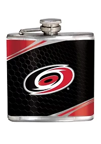 NHL Carolina Hurricanes 6 Ounce Stainless Steel Flask
