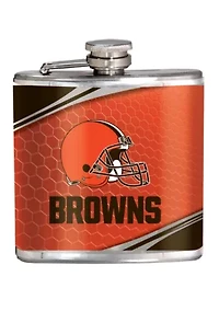 NFL Cleveland Browns 6 Ounce Stainless Steel Flask