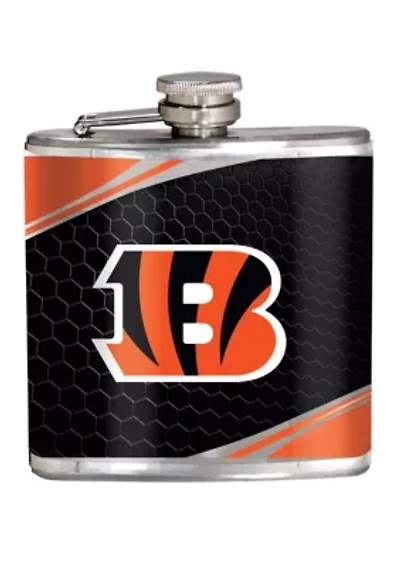 NFL Cincinnati Bengals 6 Ounce Stainless Steel Flask