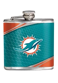 NFL Miami Dolphins 6 Ounce Stainless Steel Flask