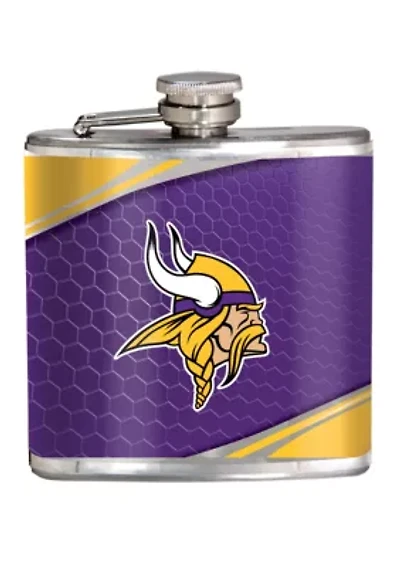 NFL Minnesota Vikings 6 Ounce Stainless Steel Flask