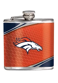 NFL Denver Broncos 6 Ounce Stainless Steel Flask