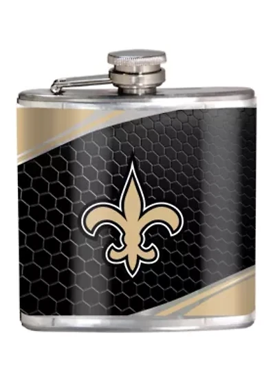 NFL New Orleans Saints 6 Ounce Stainless Steel Flask