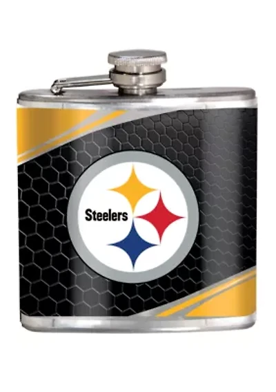 NFL Pittsburgh Steelers 6 Ounce Stainless Steel Flask