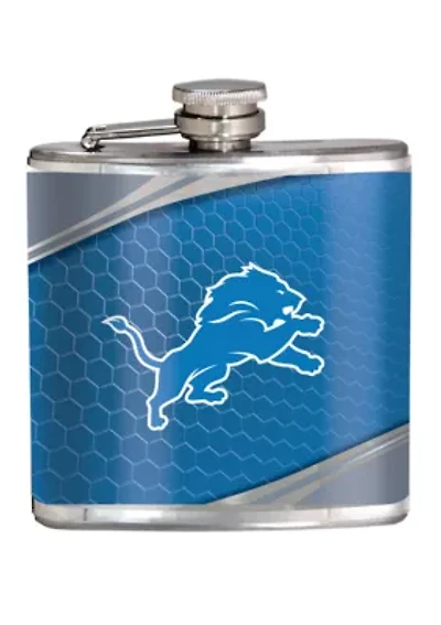 NFL Detroit Lions 6 Ounce Stainless Steel Flask