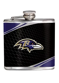 NFL Baltimore Ravens 6 Ounce Stainless Steel Flask