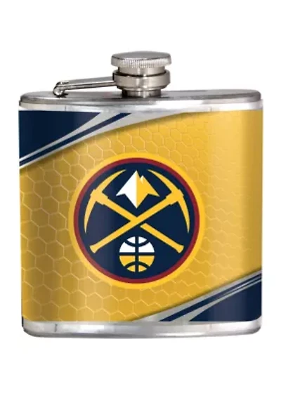 NBA Denver Nuggets 6 Ounce Stainless Steel Flask