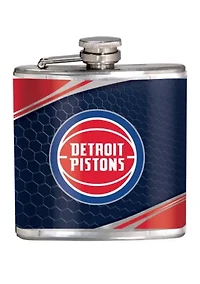 NBA Detroit Pistons 6 Ounce Stainless Steel Flask