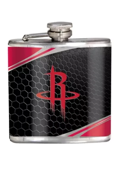 NBA Houston Rockets 6 Ounce Stainless Steel Flask