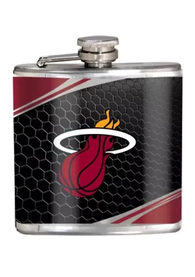 NBA Miami Heat 6 Ounce Stainless Steel Flask