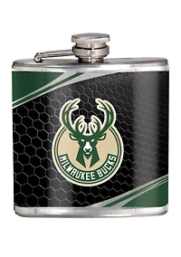 NBA Milwaukee Bucks 6 Ounce Stainless Steel Flask