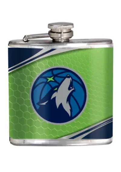 NBA Minnesota Timberwolves 6 Ounce Stainless Steel Flask