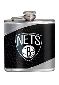 NBA Brooklyn Nets 6 Ounce Stainless Steel Flask