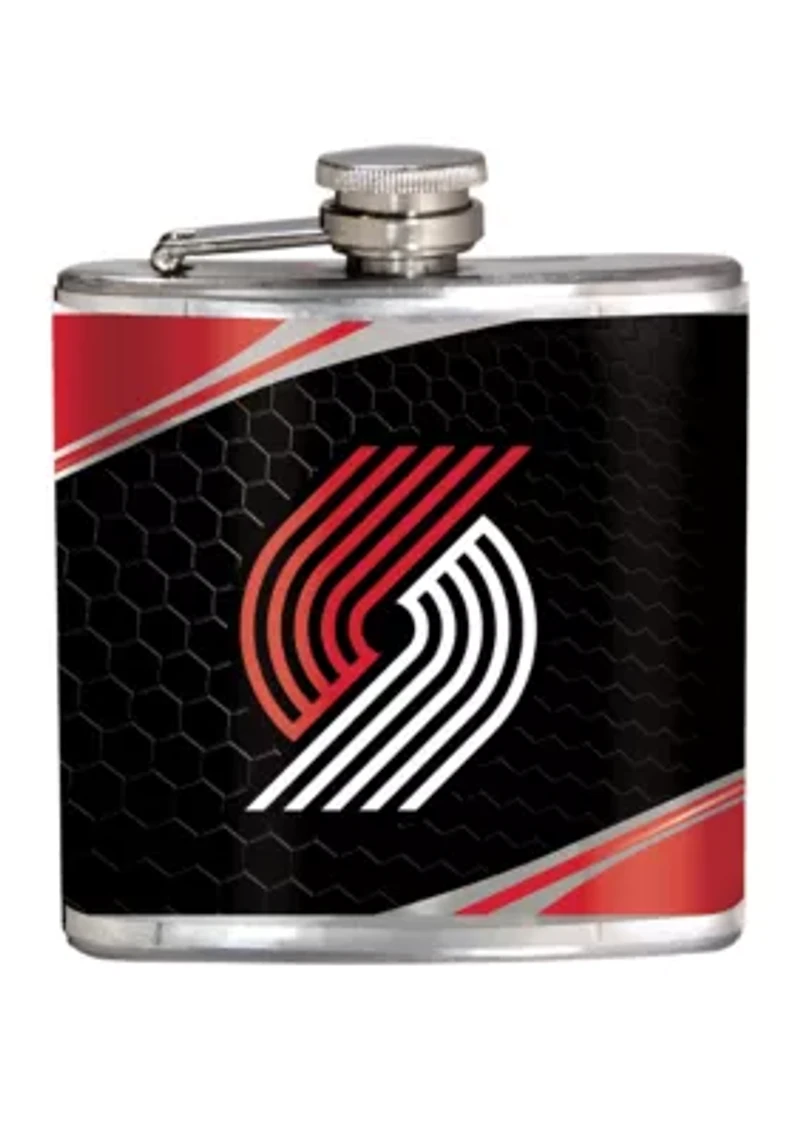 NBA Portland Trailblazers 6 Ounce Stainless Steel Flask