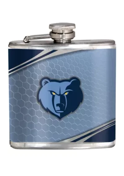 NBA Memphis Grizzlies 6 Ounce Stainless Steel Flask