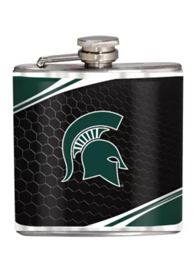 NCAA Michigan State Spartans 6 Ounce Stainless Steel Flask