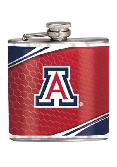  NCAA Arizona Wildcats 6 Ounce Stainless Steel Flask 