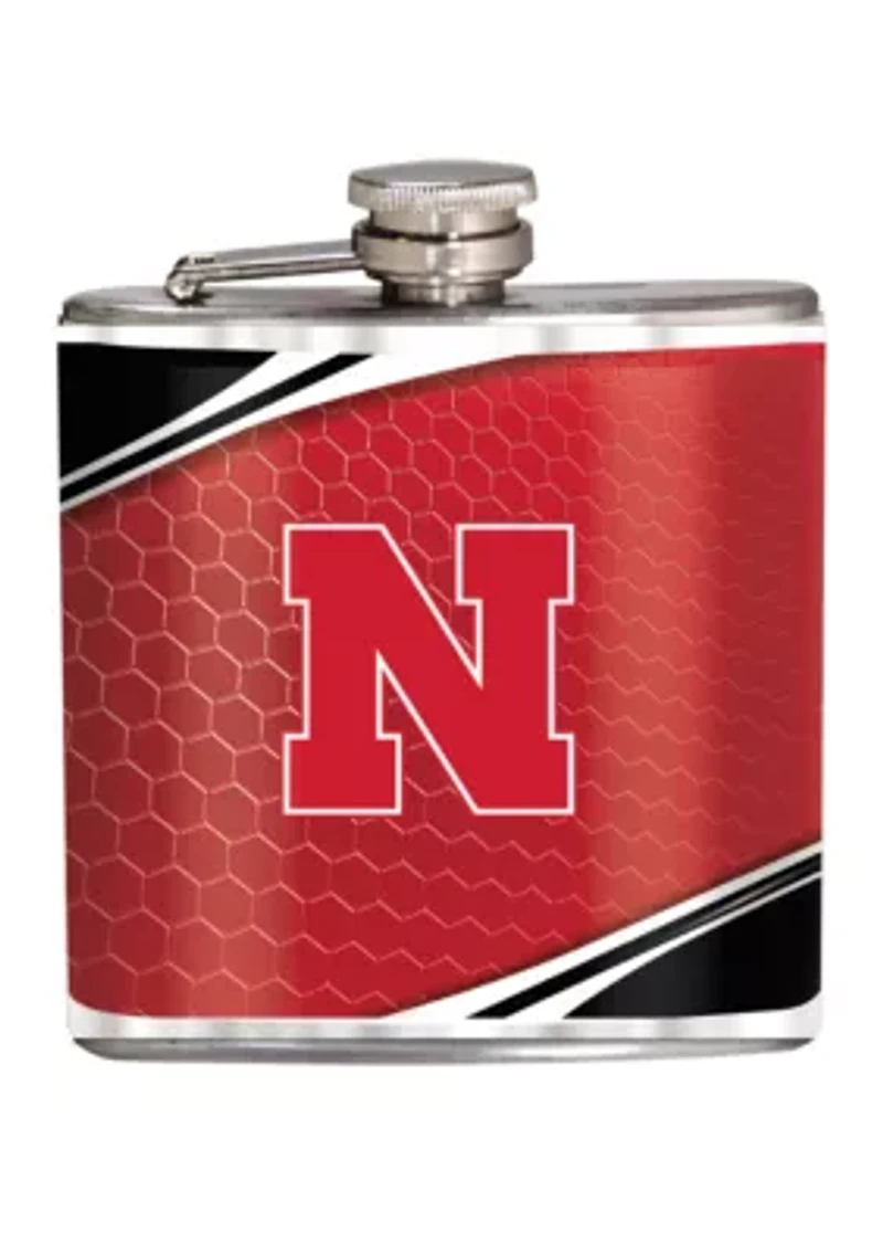 NCAA Nebraska Cornhuskers 6 Ounce Stainless Steel Flask
