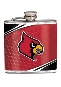  NCAA Louisville Cardinals 6 Ounce Stainless Steel Flask 